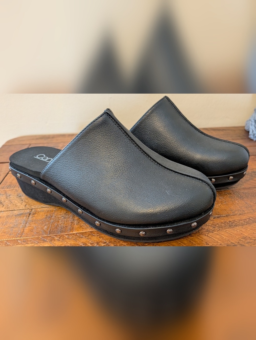 Corkys Black Newbie Clogs New W/O Box